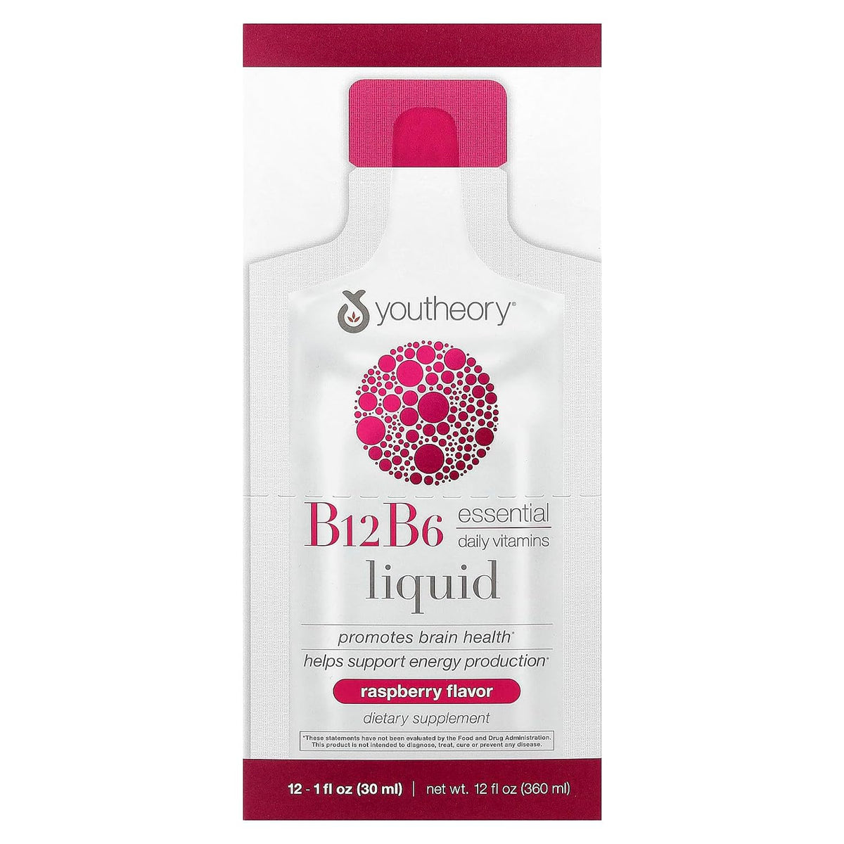 Vitamin B12 B6 Liquid Supplement - 12 Pack - görsel 1