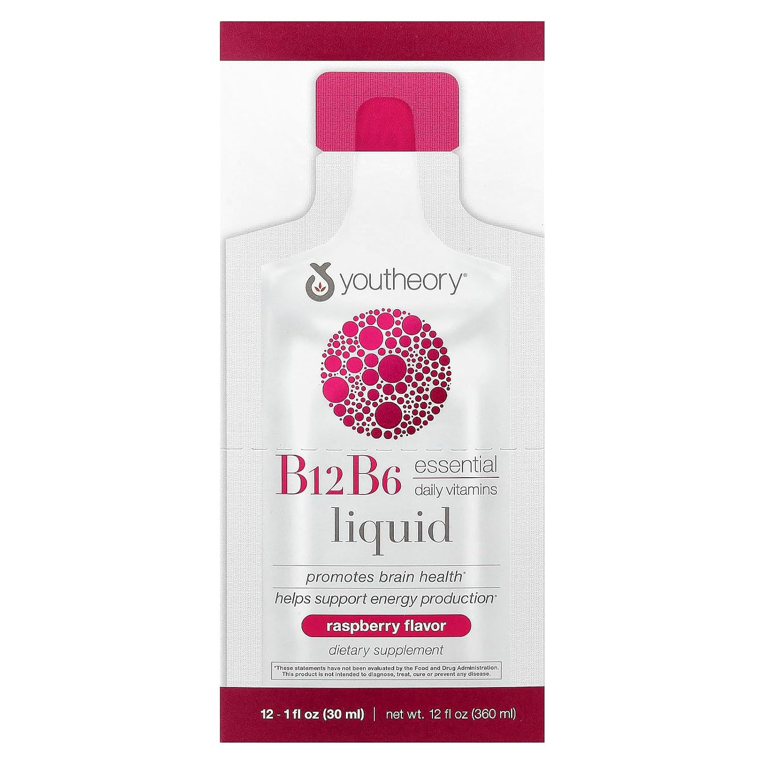 Vitamin B12 B6 Liquid Supplement - 12 Pack - görsel 1