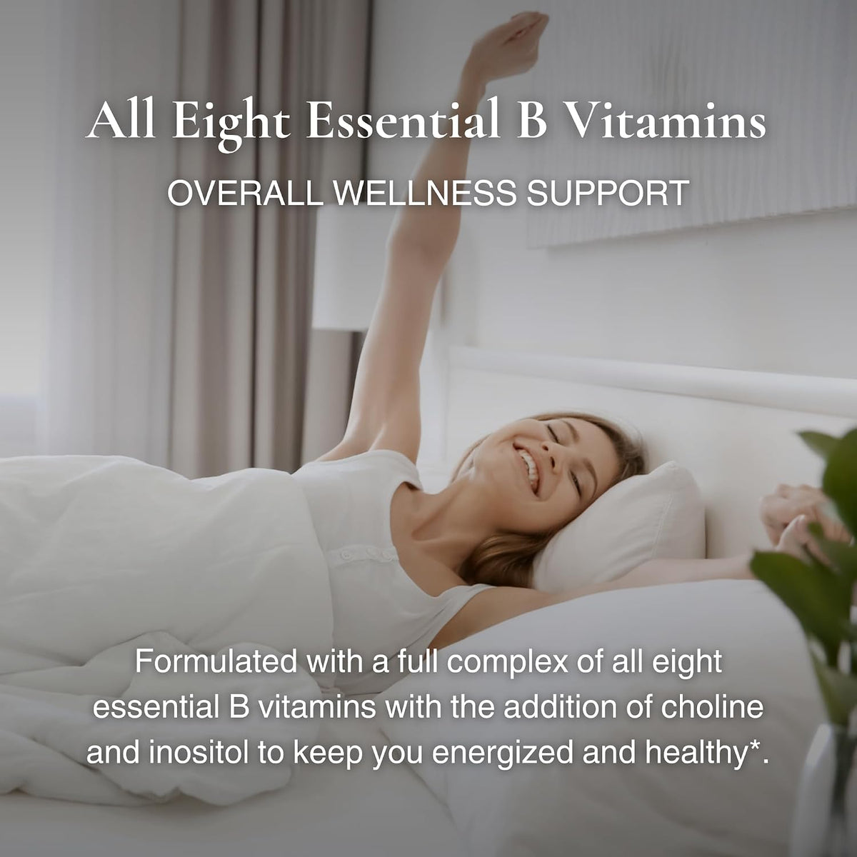 Utzy Naturals Vitamin B Complex | Contains All 8 Essential B Vitamins | with Choline and Inositol | 60 Capsules - görsel 3