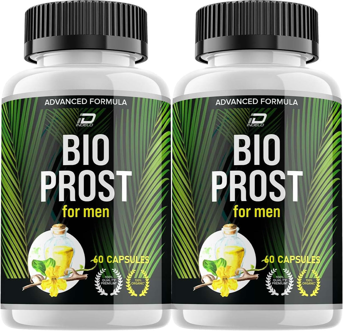 Bio Prost Supplement for Men – BioProst Pills Advanced Formula (2 Pack - 120 Capsules) - görsel 1