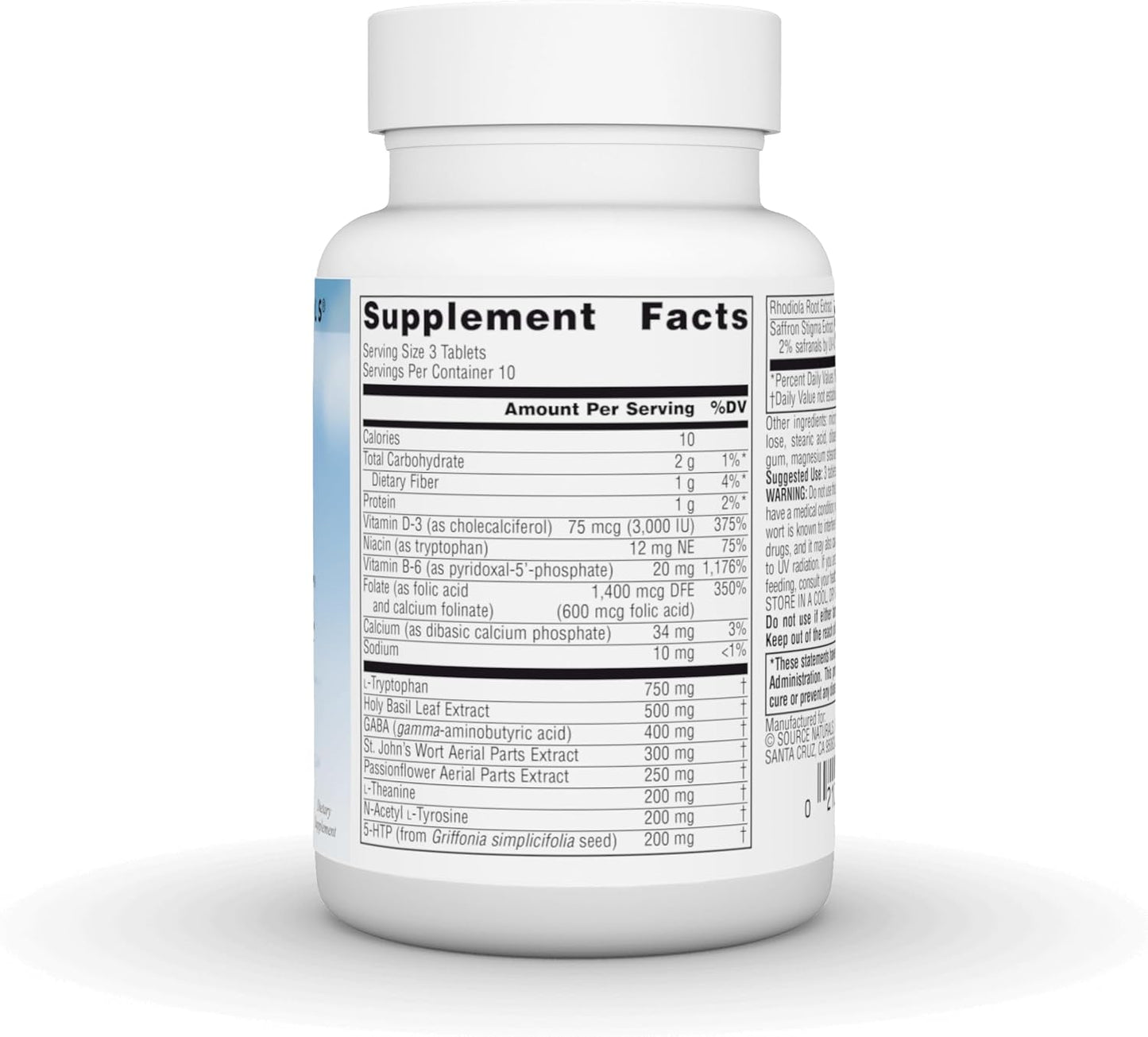 Source Naturals Serene Science Optimistic Saffron Complex - 30 Tablets - görsel 2