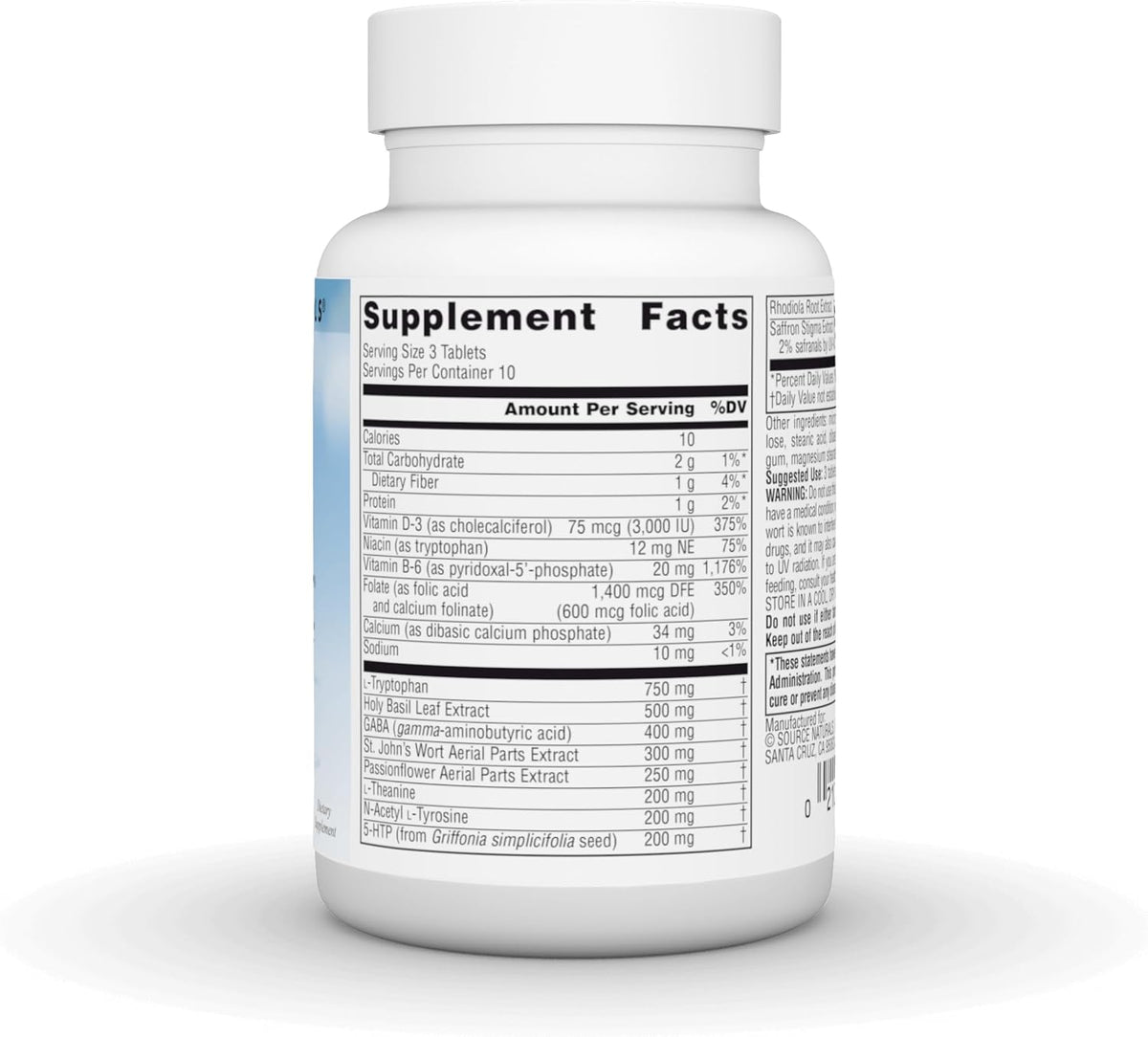 Source Naturals Serene Science Optimistic Saffron Complex - 30 Tablets - görsel 2