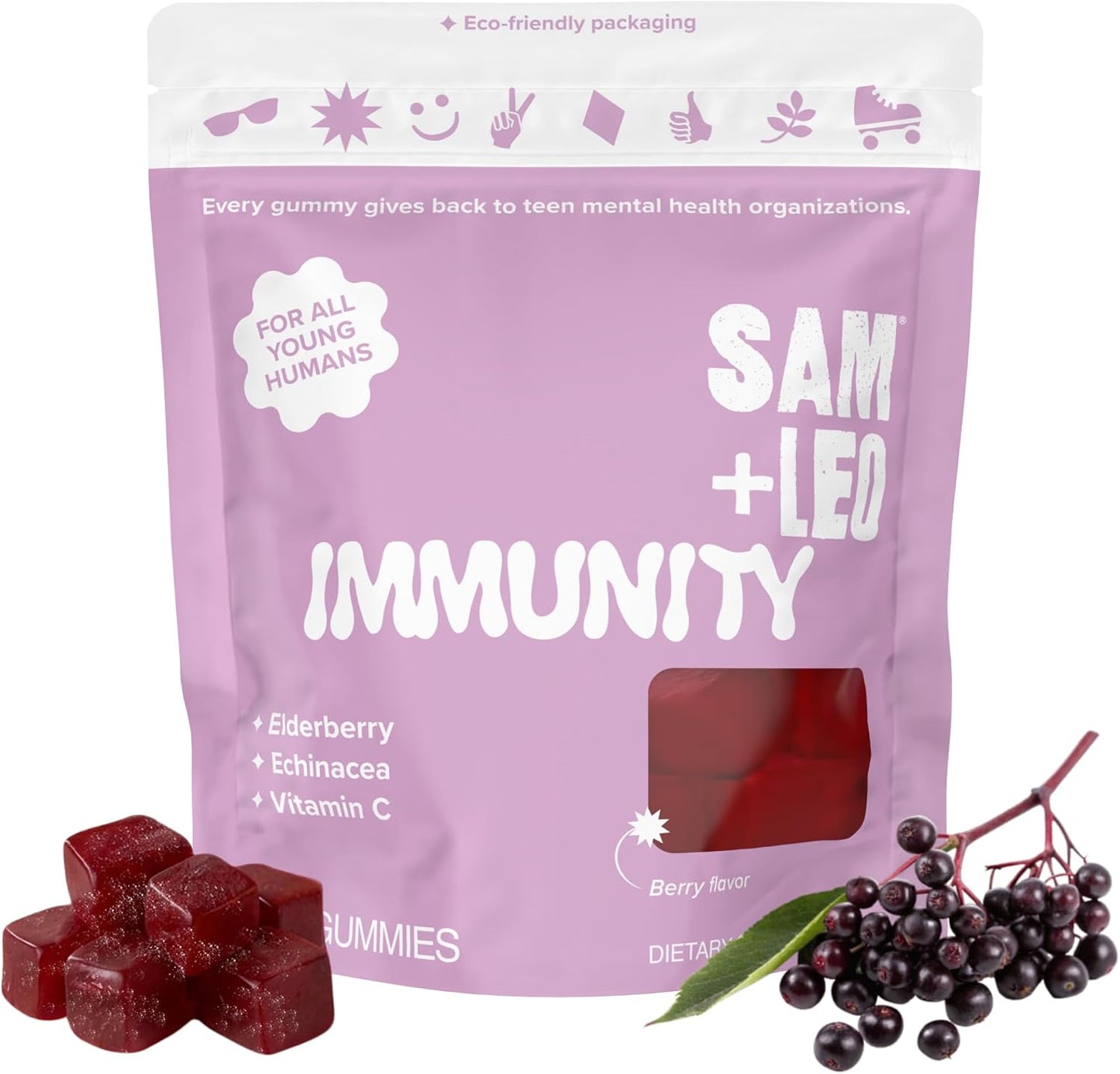 Vitamin B Complex Gummies with Biotin for Children & Teenagers - Caffeine-Free Focus & Energy Support | Vegan & Gluten-free - Strawberry Flavour (60 Count) - görsel 9