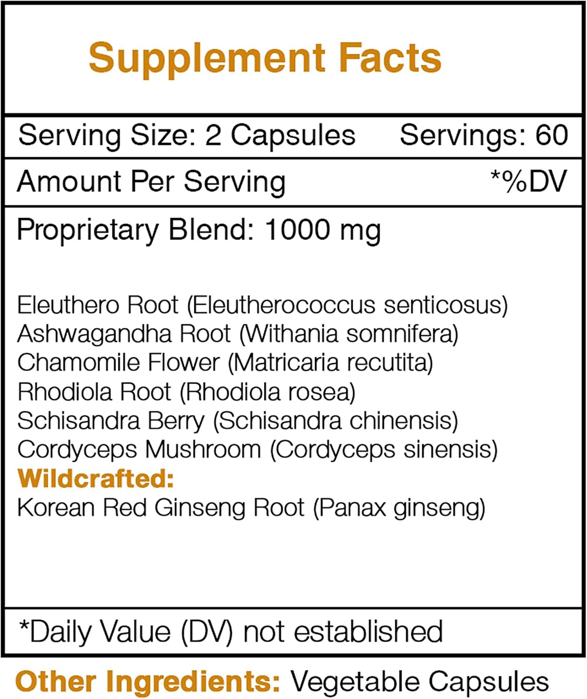 Secrets of the Tribe - Desert Serenity, Adaptogen/Stress-Free Formula, Herbal Supplement Blend (120 Capsules) - görsel 3