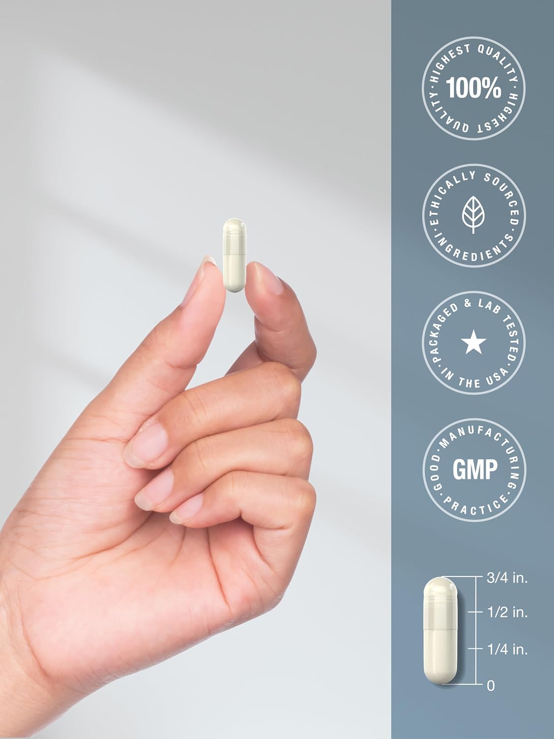 Horbäach Methyl Folate Supplement | 1000 mcg | 200 Capsules | Active 5-MTHF - görsel 7