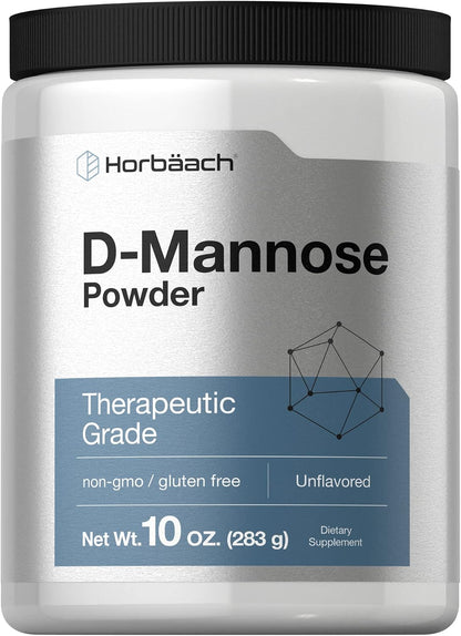 Horbaach D-Mannose Powder | 283 g | Unflavoured | Vegetarian, Non-GMO & Gluten-free