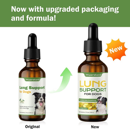 Lung Support for Dogs – Cough & Respiratory Health Support for Breathing – Immune Support, Natural Supplement for Dog Coughing, Wheezing – Promotes Lung Function