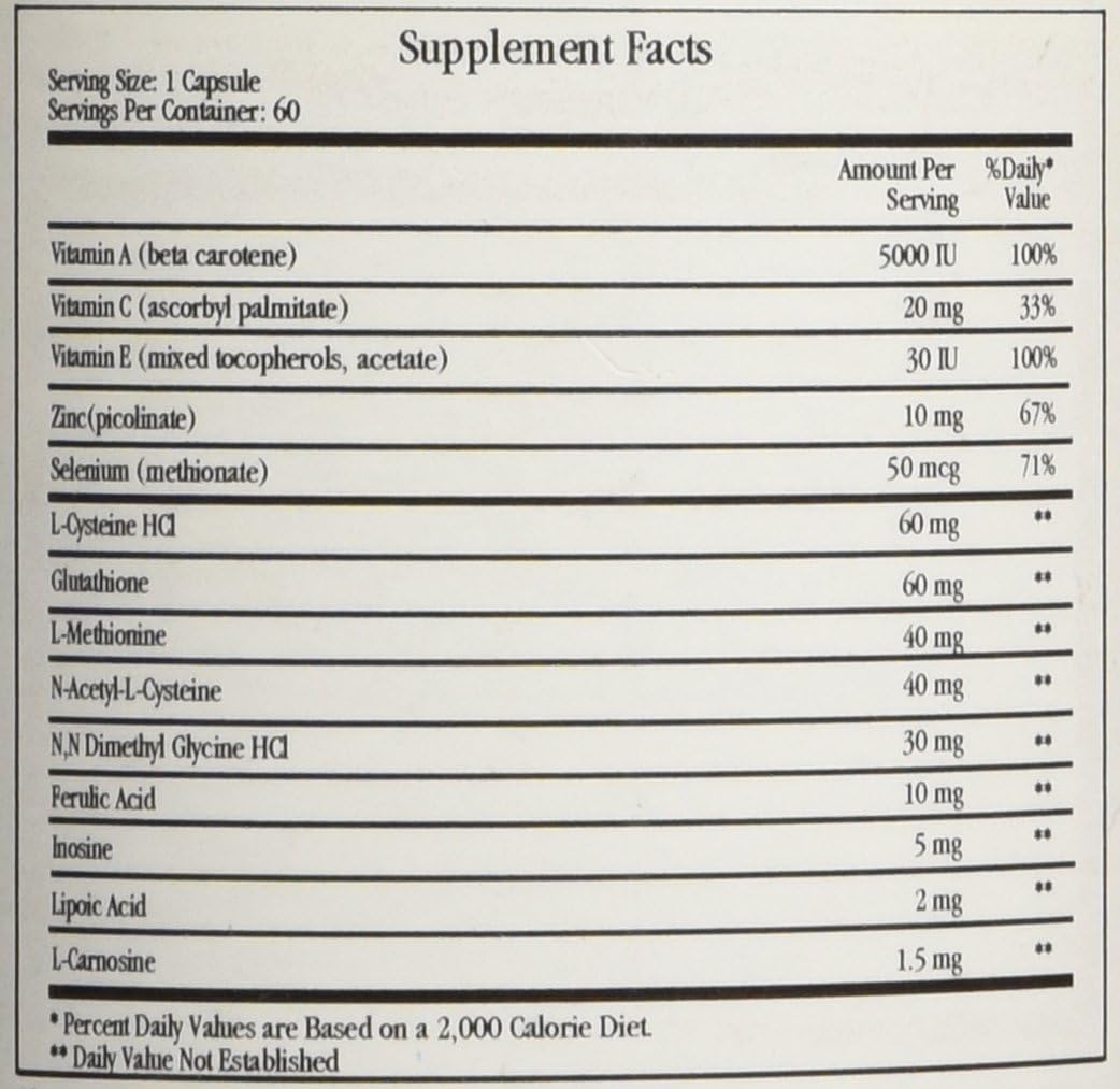 Cardiovascular Research Free Radical Quenchers Tablets, 60 Count - görsel 2