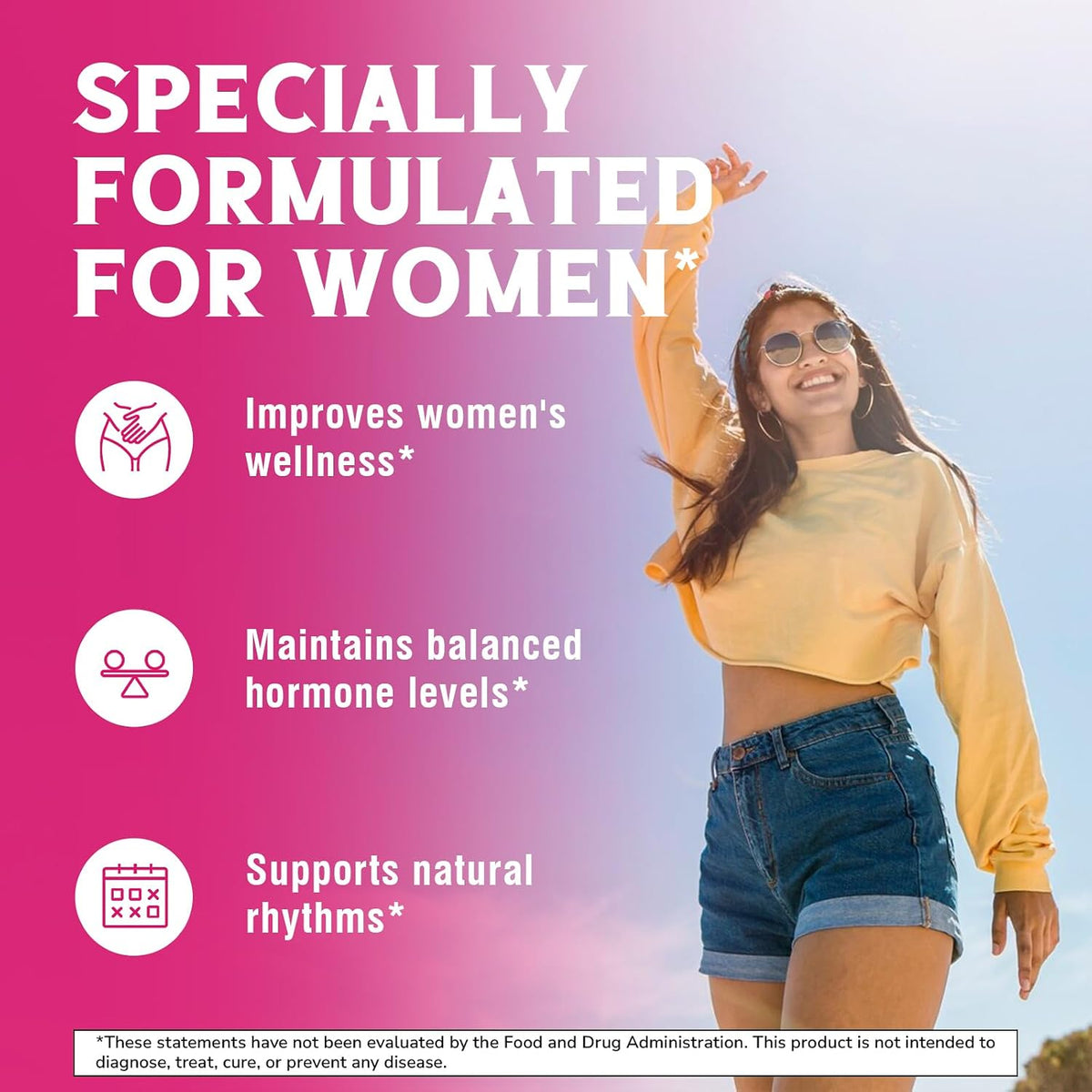 Vitalibre Inositol Supplement, Myo-Inositol & D-Chiro Inositol for Women, 40:1 Ideal Ratio, Hormonal Support and Women’s – Image 5