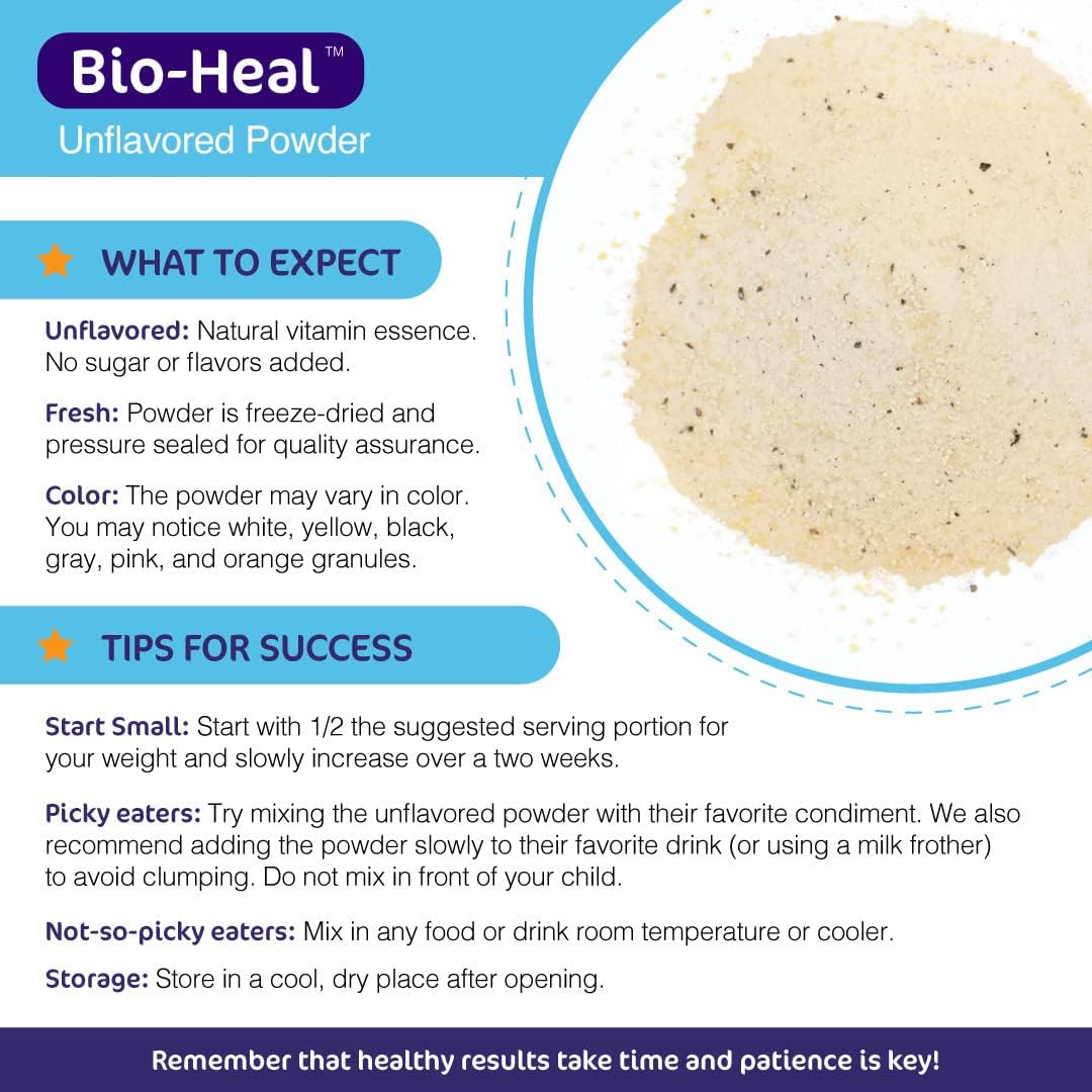 5-in-1 Bio-Heal® Probiotic for Kids, Men & Women (Powder) – Gut Health, Immune Support and Constipation Relief - görsel 3