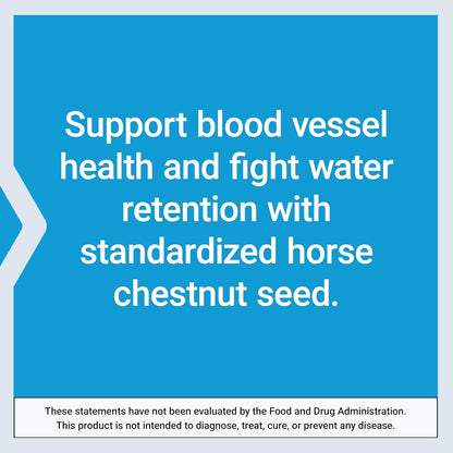 Life Extension Venotone – Standardised Horse Chestnut – Supports Normal Fluid Balance – 60 Capsules