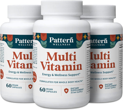 Pattern Wellness Multivitamin for Men & Women - 60 Vegan Capsules