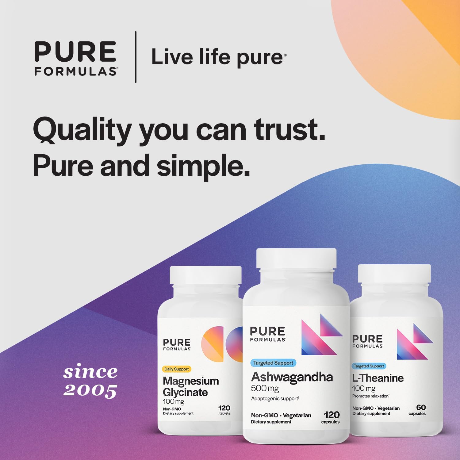 PureFormulas Ashwagandha 500mg, Adaptogenic Stress Supplement, Non-GMO 120 Capsules - görsel 4