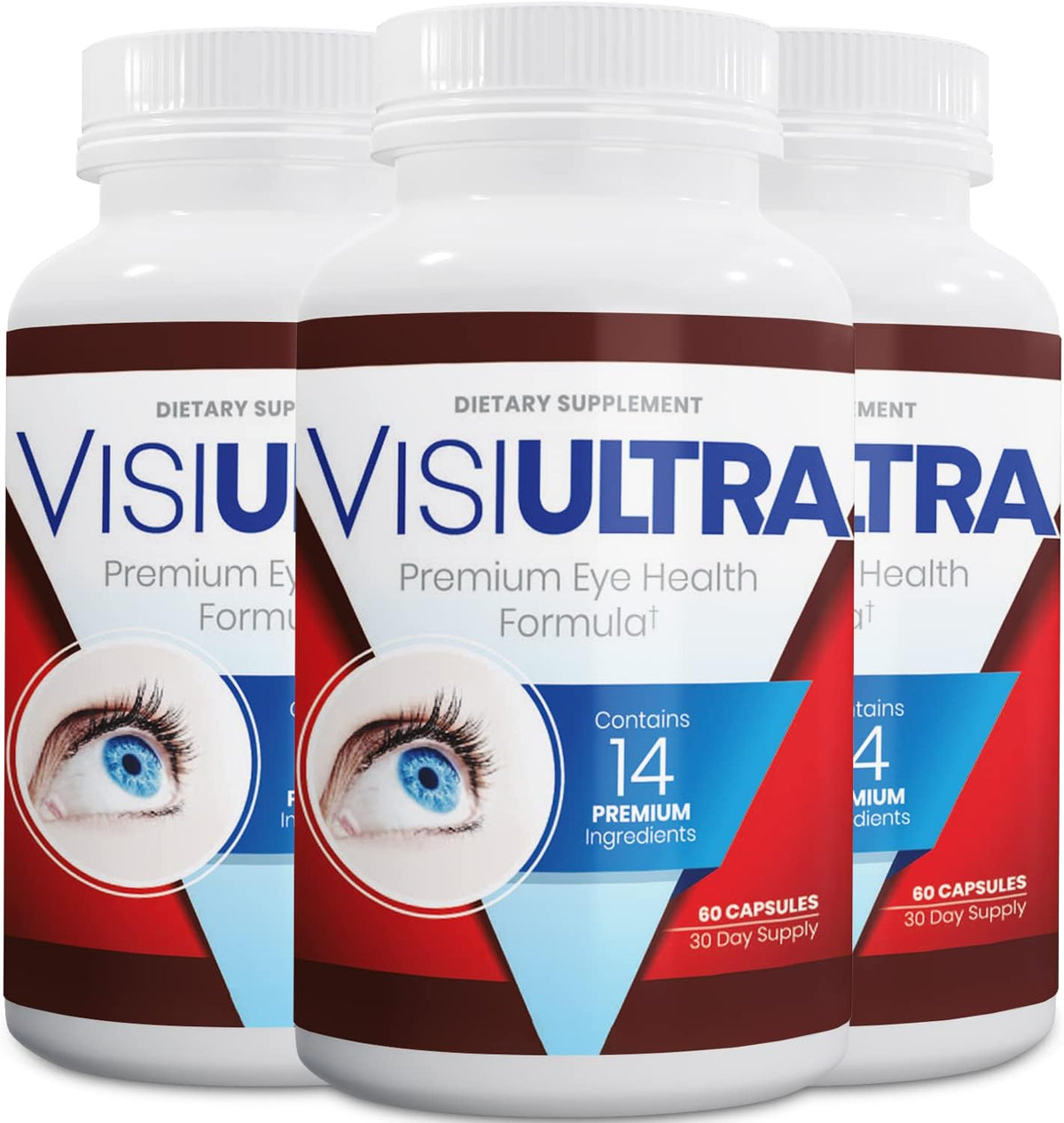 VisiUltra Eye Health Supplement – 14 Essential Nutrients for Vision Support & Blue Light Protection (60 Capsules) - görsel 10