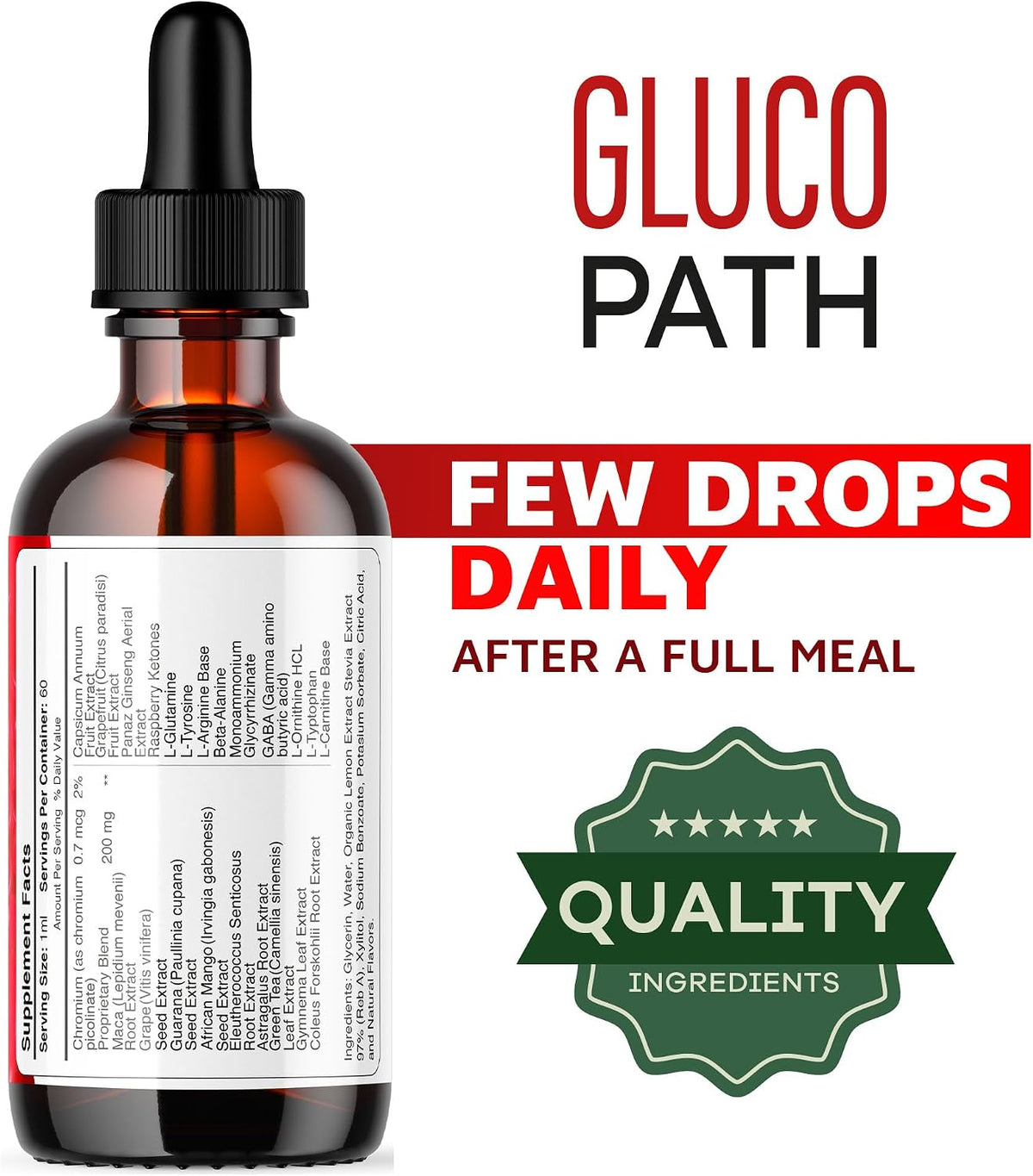 Glucopath Drops – Official Premium Formula Liquid Supplement (2-Pack, 2-Month Supply) - görsel 4