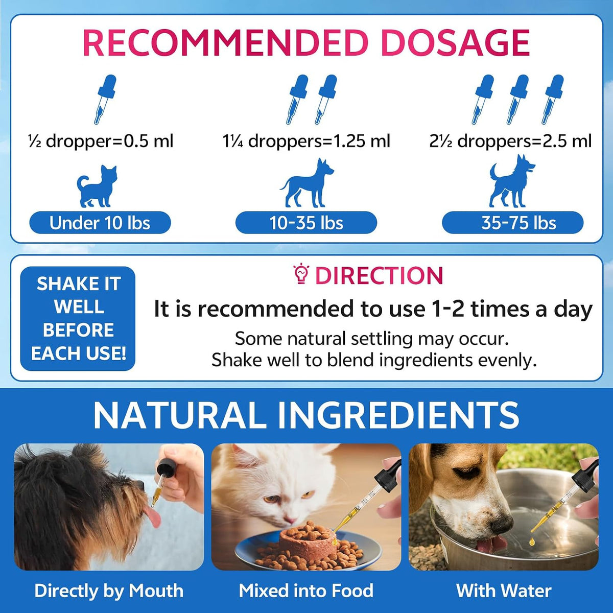 WEALLIN Cat & Dog Natural Urinary Tract Support Drops with Cranberry - görsel 6