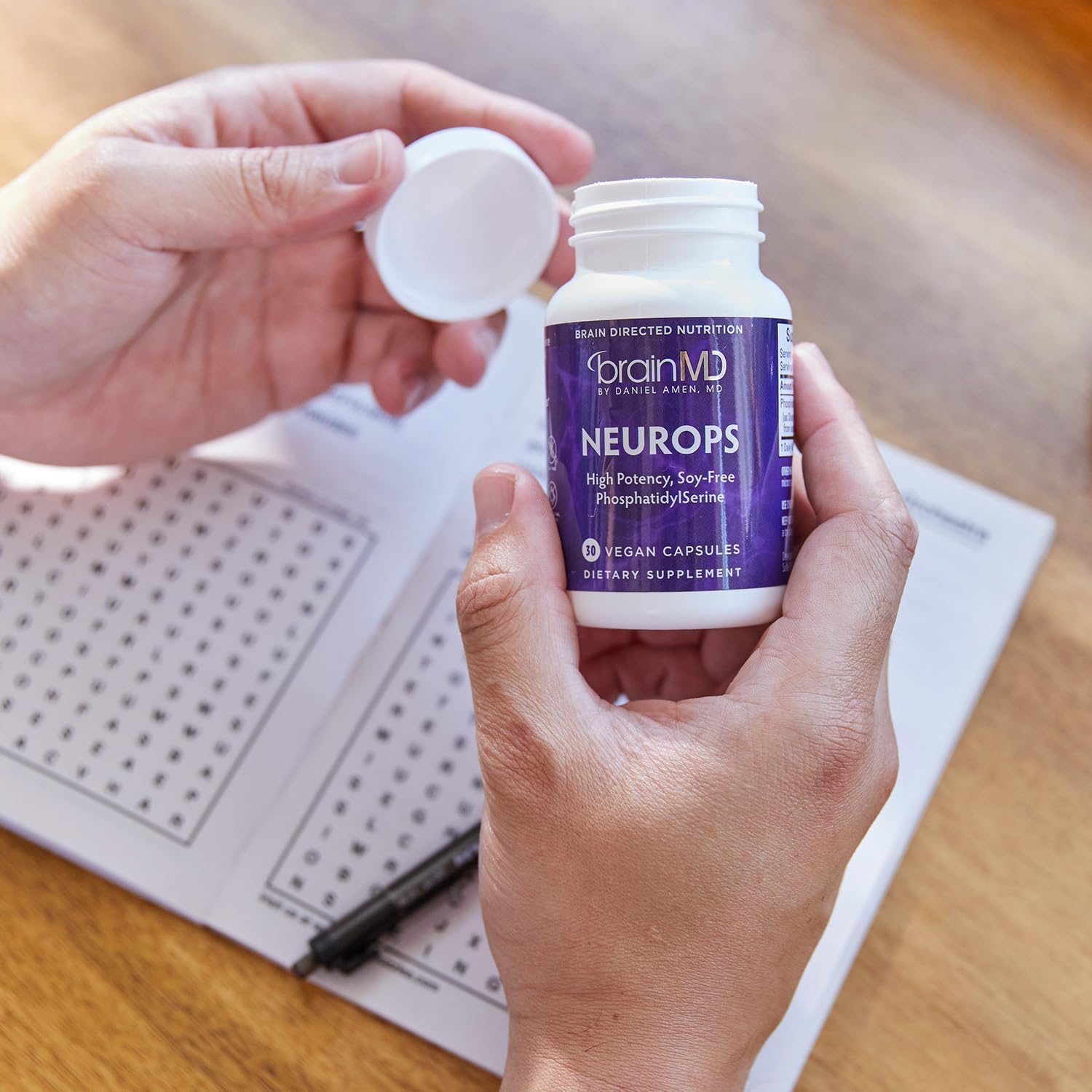 BRAINMD NeuroPS – Phosphatidylserine 150 mg – Memory, Focus and Energy Support - görsel 7