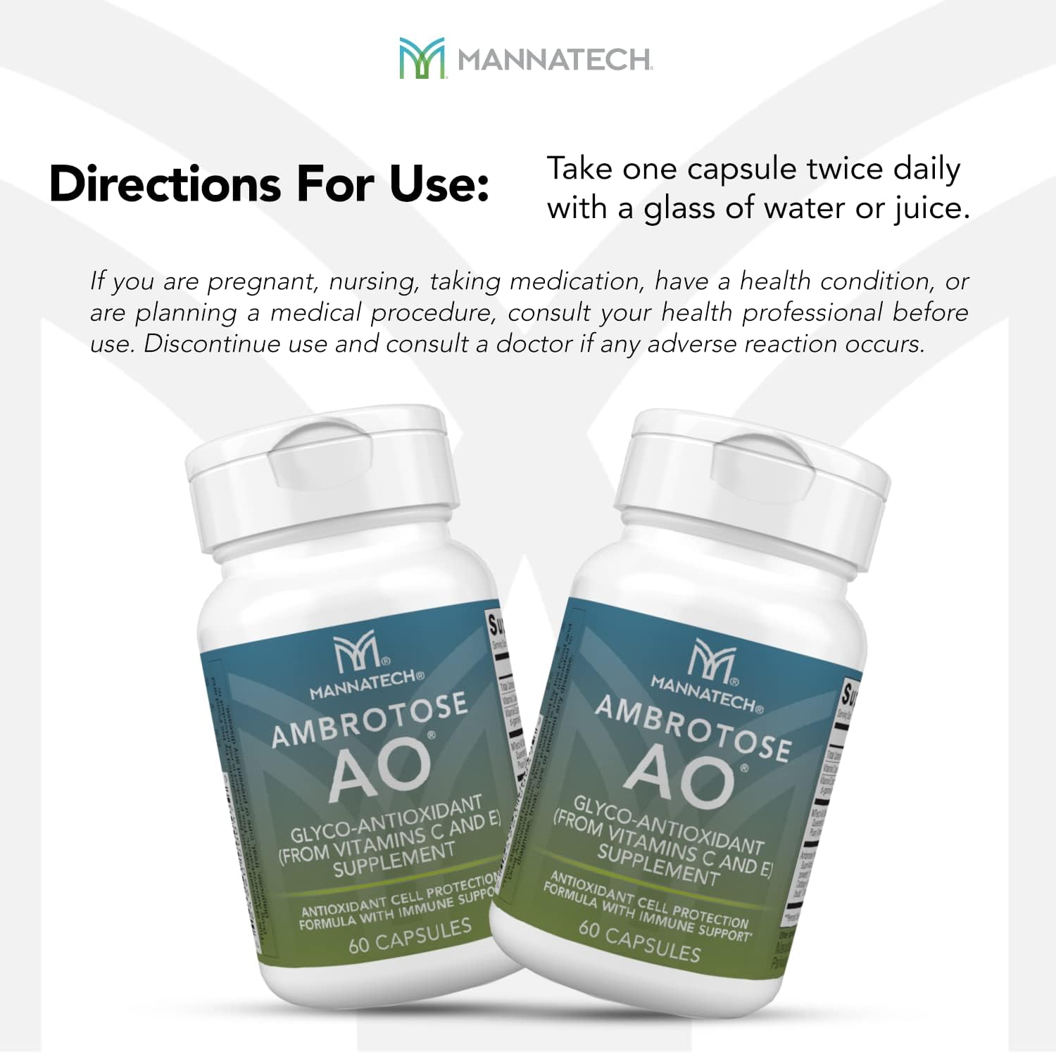 Mannatech Ambrotose AO - 60 Capsules - görsel 5