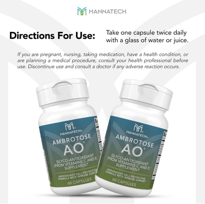 Mannatech Ambrotose AO - 60 Capsules