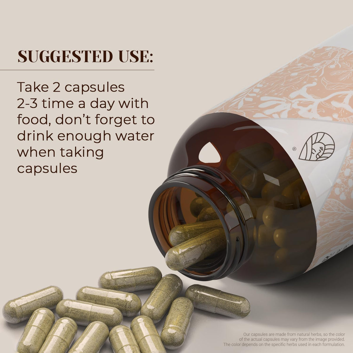 Garden Organics Bugleweed 120 Capsules - High-Potency Herbal Supplement - görsel 2