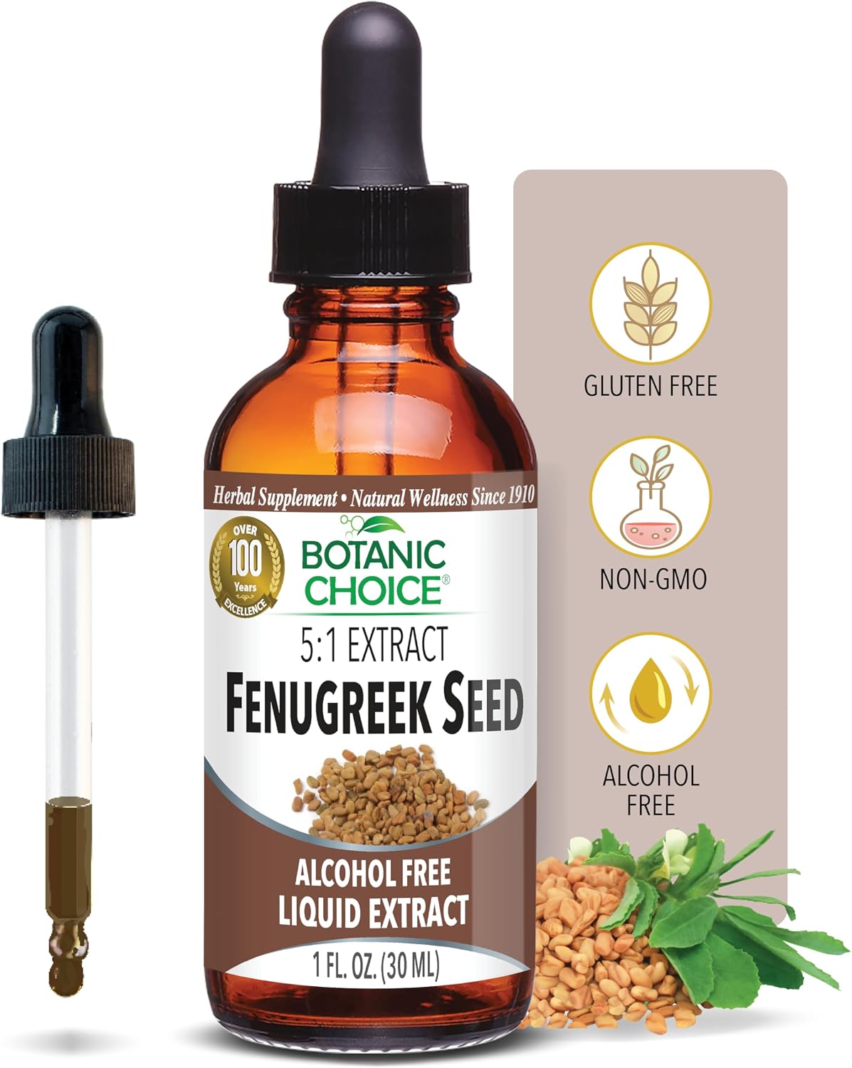 Botanic Choice Liquid Extract, Fenugreek Seed, 30ml - görsel 2
