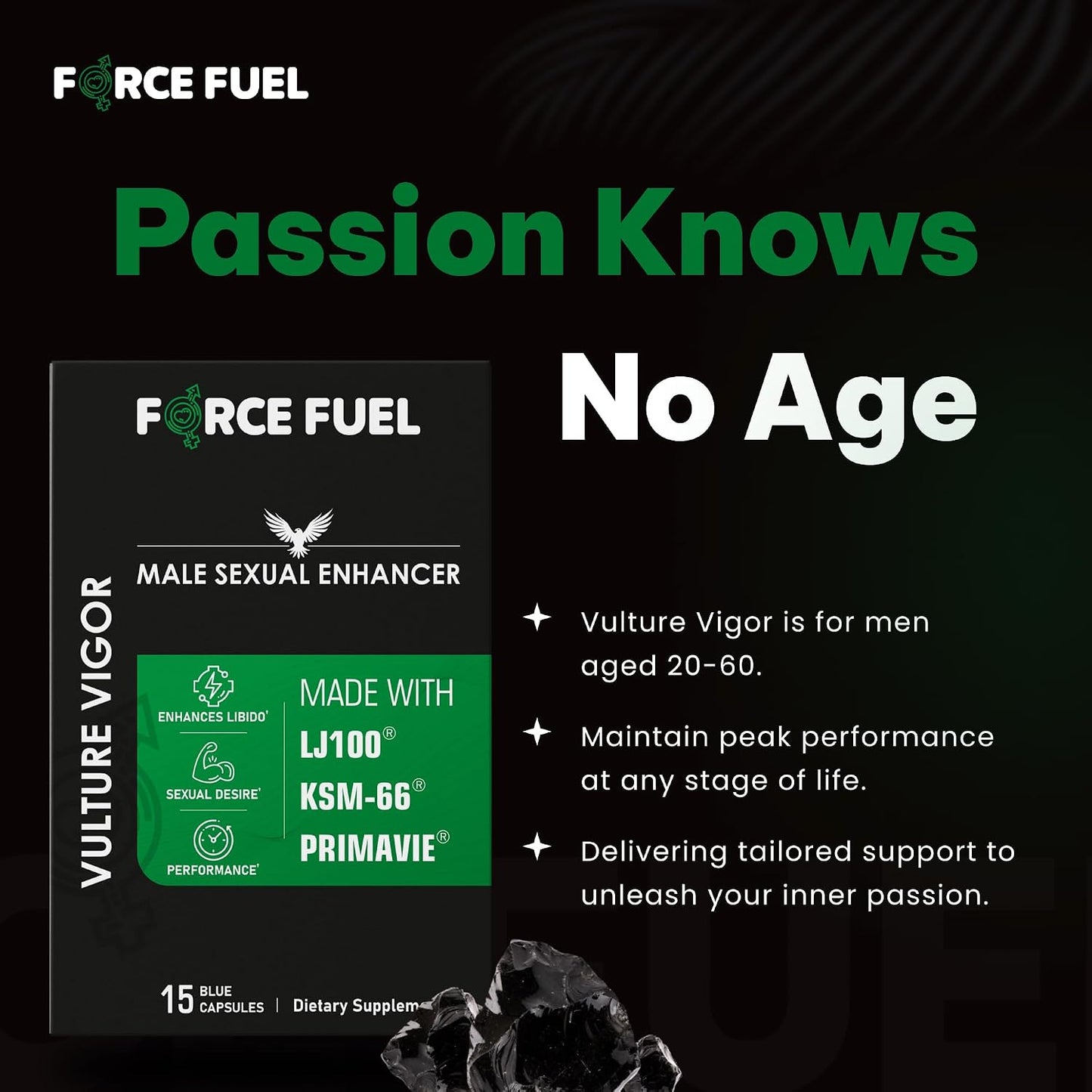 Vulture Vigour – Male Performance Enhancement Supplement - görsel 3