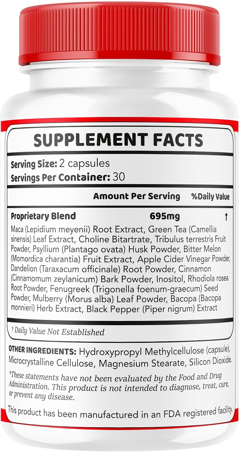 Sugar Delete Capsules - Premium Formula with Natural Ingredients for Blood Glucose Support, 60 Capsules - görsel 8