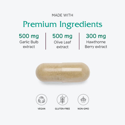 Vitanica VasoBlend – Cardiovascular Support, 180 Vegan Capsules