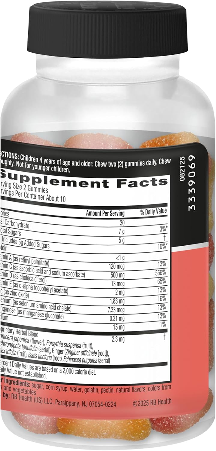 Airborne Kids Immune Support Gummies, Mixed Fruit Flavour, 21 Count - görsel 10