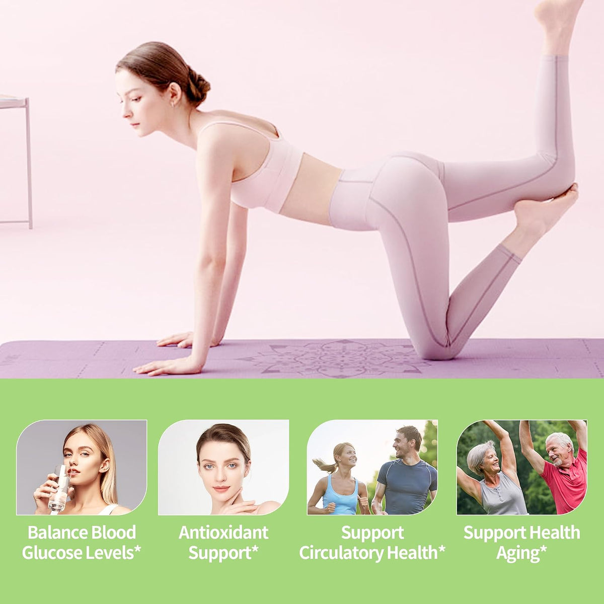 NiceTop Metabolic Activator with Mulberry Leaf Extract, Vitamin C, PQQ - 30 Tablets - görsel 4