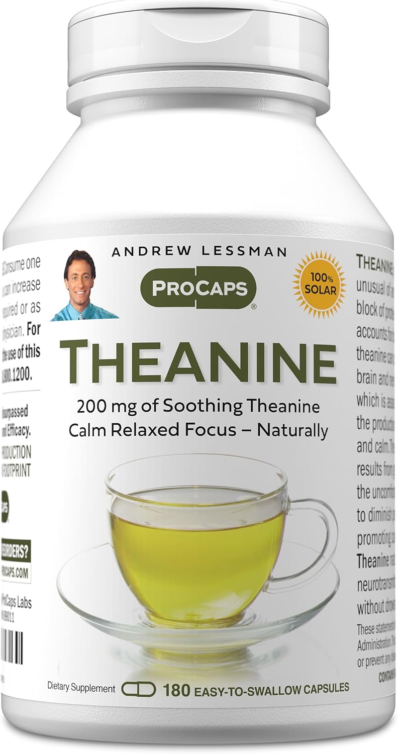 ANDREW LESSMAN Theanine 200 mg – 60 Capsules - görsel 9