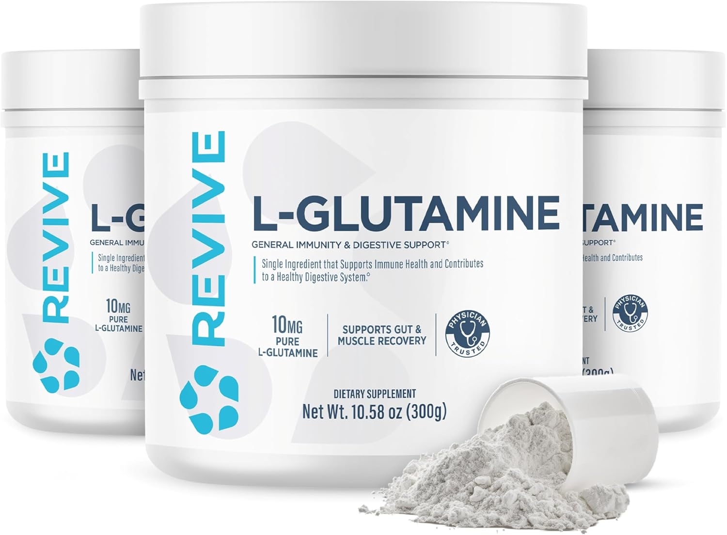 Revive MD Gut L-Glutamine Powder – Muscle Recovery & Immune Support – 30 Servings - görsel 9
