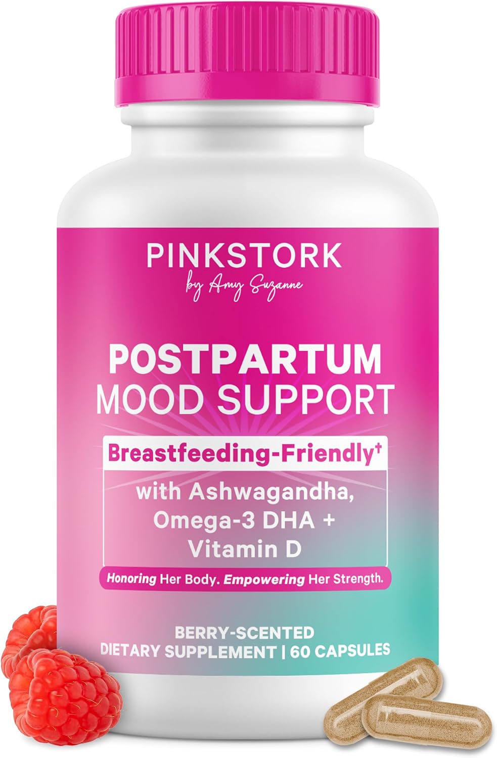 Pink Stork Postpartum Mood Support, 120 Capsules - görsel 10