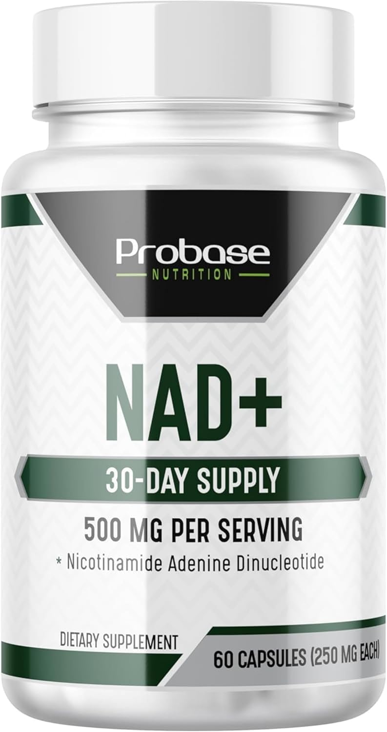 Probase Nutrition NAD Supplement 500mg – High Potency NAD+ Maximiser (30-Day Supply) - görsel 1