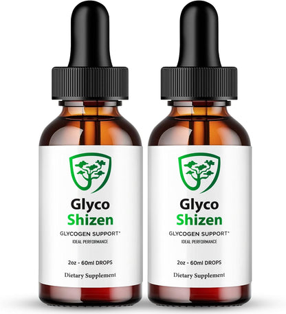 Glyco Shizen Drops – Advanced Support Premium Formula Liquid Supplement (2 Pack)