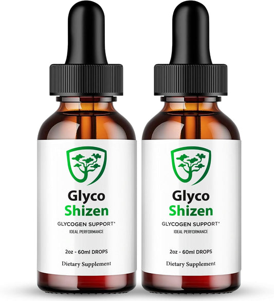 Glyco Shizen Drops – Advanced Support Premium Formula Liquid Supplement (2 Pack)