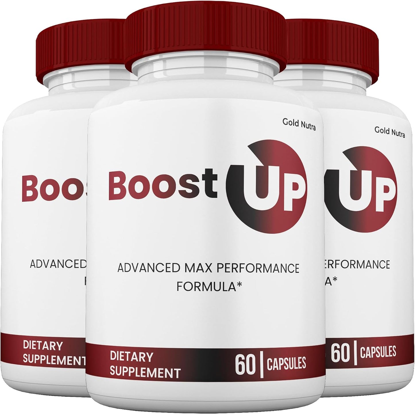 Boost Up Capsules - All Natural Supplement for Daily Nutrition - 60 Capsules per Bottle (3 Pack) - görsel 1