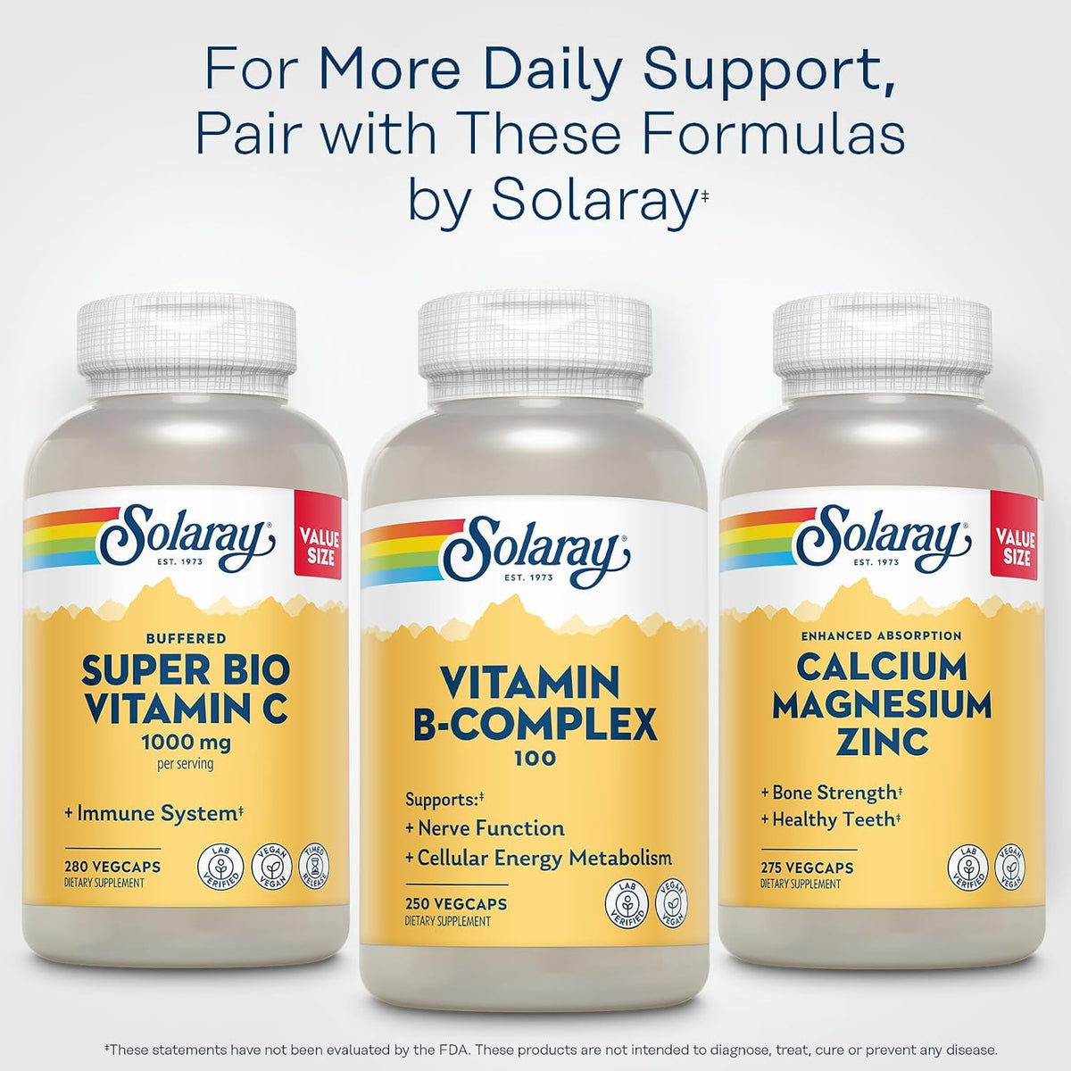 Solaray B-Complex 100 - 250 Capsules - görsel 6