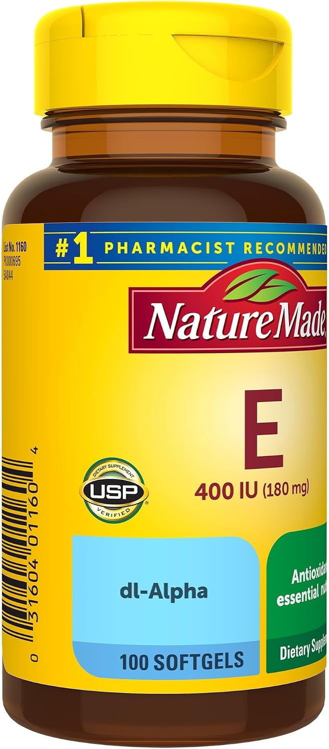 Nature Made Vitamin E 400 IU Liquid Softgels - görsel 1