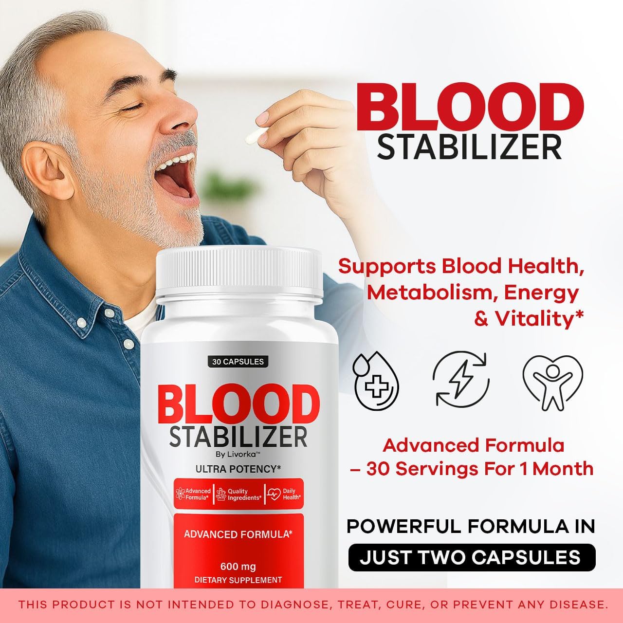 Blood Stabilizer Advanced Formula - 150 Capsules (5-Month Supply) - görsel 2
