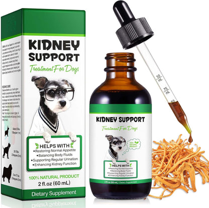 Kidney Support for Dogs - Herbal Liquid Drops, 60ml