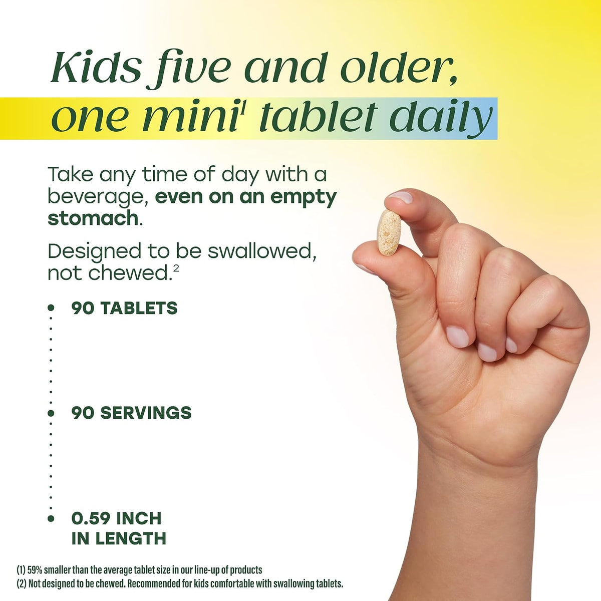 MegaFood Children's Vitamin B Complex – 90 Mini Tablets - görsel 5