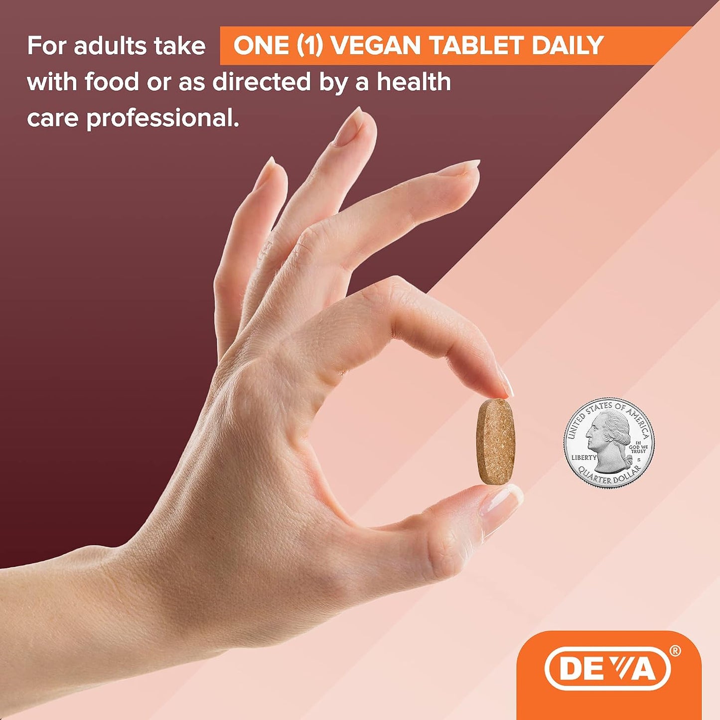 DEVA Vegan Vitamins - Vegan Food Based Premium Vitamin C - Multisource - Non-GMO - 90 Tablets - görsel 5