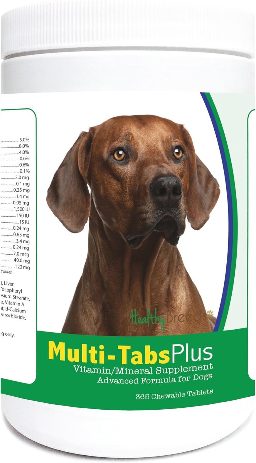 Healthy Breeds Rhodesian Ridgeback Multi-Tabs Plus Chewable Tablets 365 Tablets - görsel 1