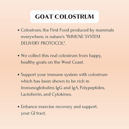 Mt. Capra Goat Colostrum – Grass-Fed, Rich in Immunoglobulins, 50g (17 Servings)