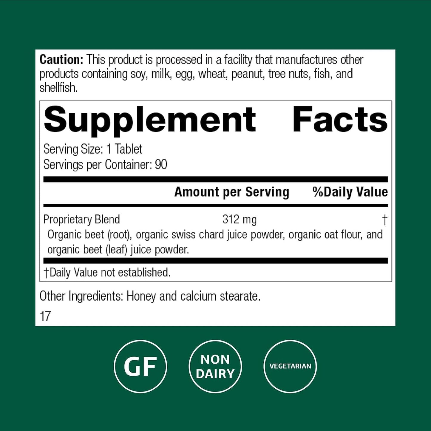 Standard Process Betafood – 90 Tablets - görsel 2