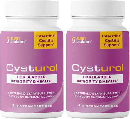 CYSTUROL® Bladder Support Supplement for Interstitial Cystitis (IC), Bladder Pain and Urinary Tract Health