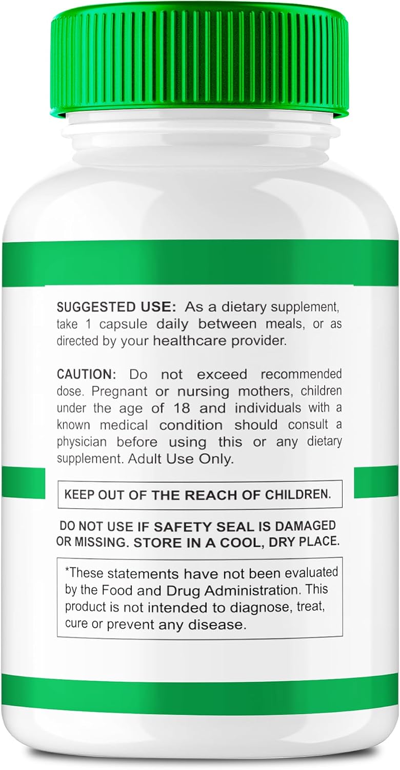 Gluconull Capsules, Maximum Strength All-Natural Overall Health Supplement - 2 Pack - görsel 3