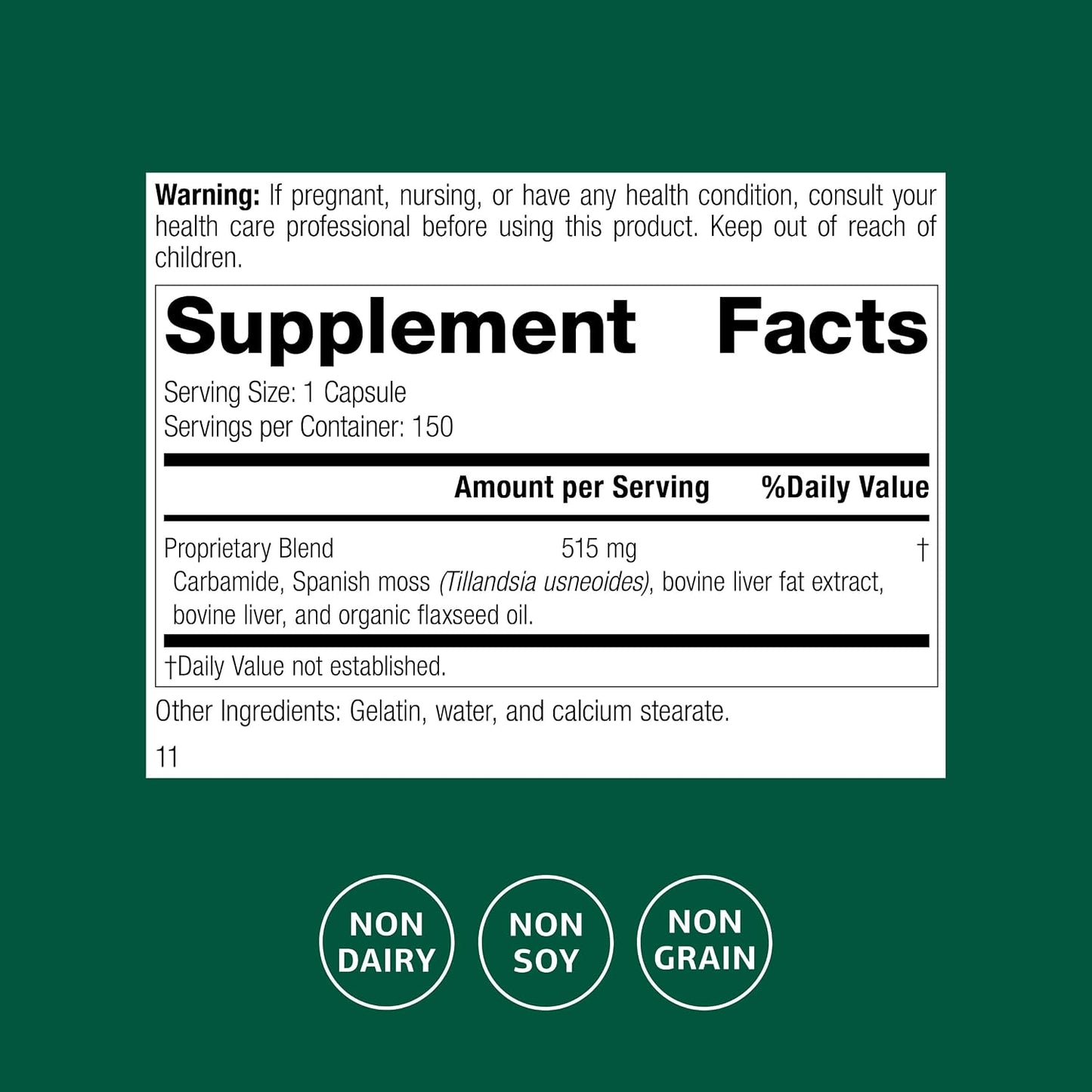 Standard Process Super-EFF Fluid Level Dietary Supplement - 150 Capsules - görsel 2