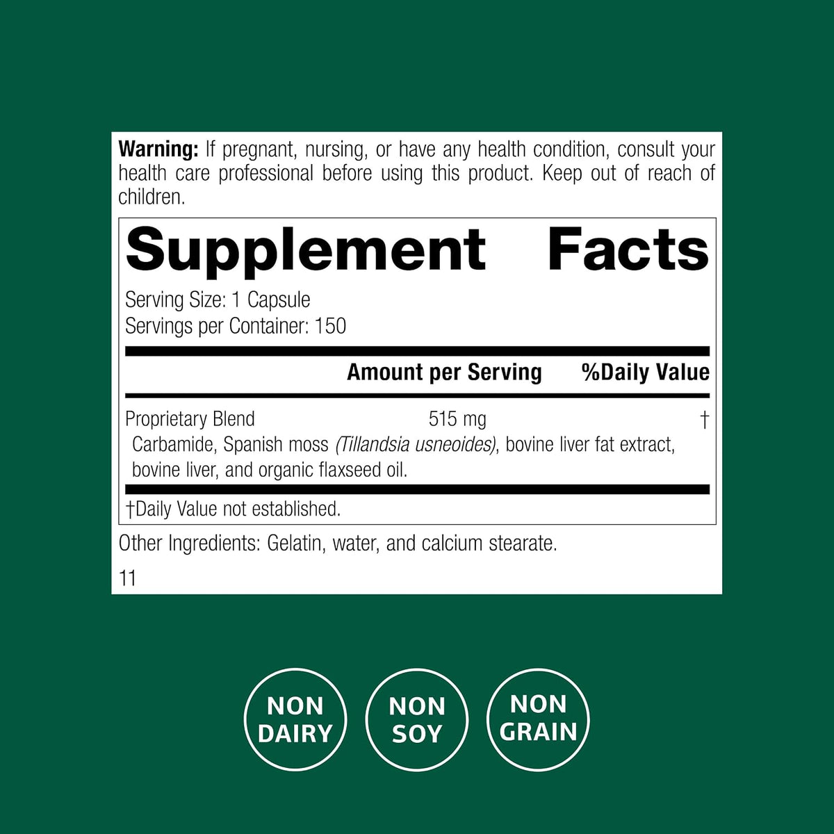 Standard Process Super-EFF Fluid Level Dietary Supplement - 150 Capsules - görsel 2